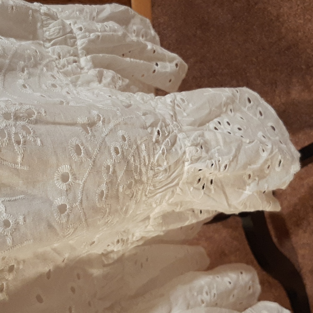 🥀NWT 143 Story by Line Up White Eyelet Dress (L)🥀 - Picture 5 of 10